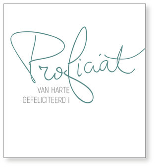 Wenskaart Script Proficiat