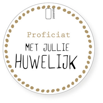 d&#039;Or Proficiat met jullie huwelijk