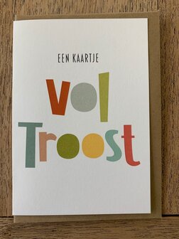 wenskaart voller Een kaartje vol troost