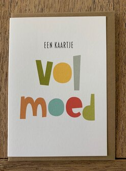 wenskaart voller Een kaartjes vol moed