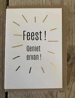 Wenskaart Punkt Feest !