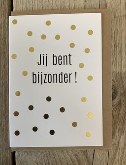 Wenskaart-Punkt-Jij bent bijzonder