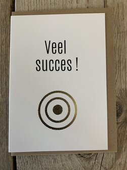 Wenskaart-Punkt-Veel succes !