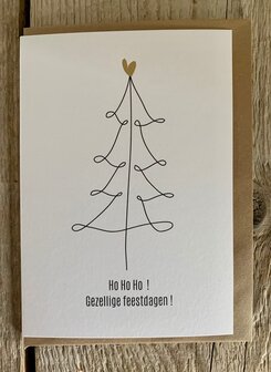 Kerstkaart Anton Ho Ho Ho Gezellige feestdagen !