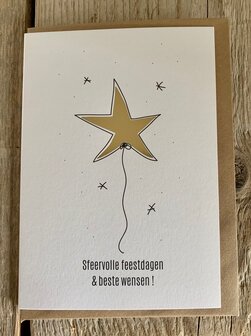 Kerstkaart Anton Sfeervolle feestdagen &amp; beste wensen !