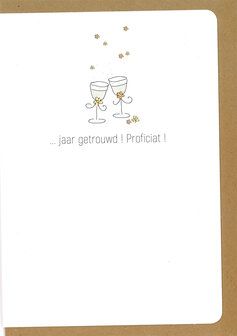 Wenskaart Jozefien ... jaar getrouwd ! Proficiat !