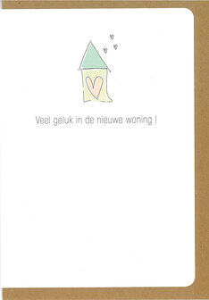 Wenskaart Jozefien  Veel geluk in de nieuwe woning !