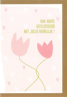 Wenskaart Lief Gefeliciteerd met jullie huwelijk