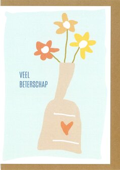 Wenskaart Lief Veel beterschap !