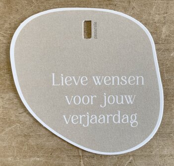 Organi Lieve wensen voor jouw verjaardag