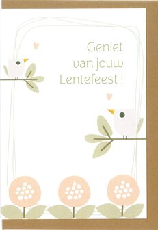 Communiekaart Fini Geniet van jouw Lentefeest !