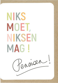 wenskaart Power Pensioen !