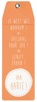One Van harte !