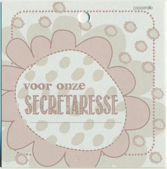 triomf secretaresse voor onze secretaresse  