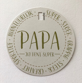 Vaderdag papa wit olijf