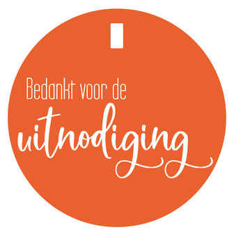 bk Donc Bedankt voor de uitnodiging